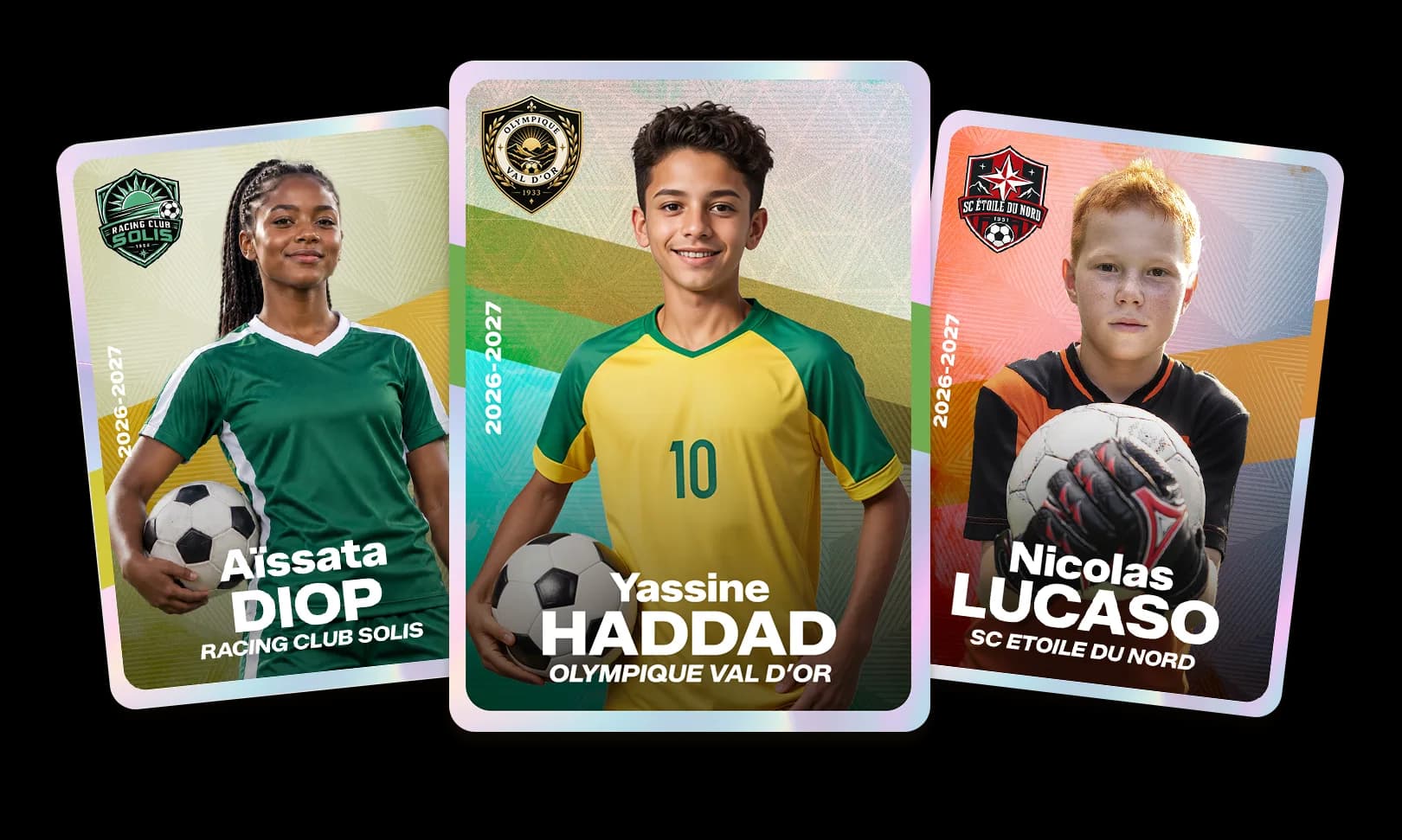 Exemples de cartes personnalisées Qomuneo