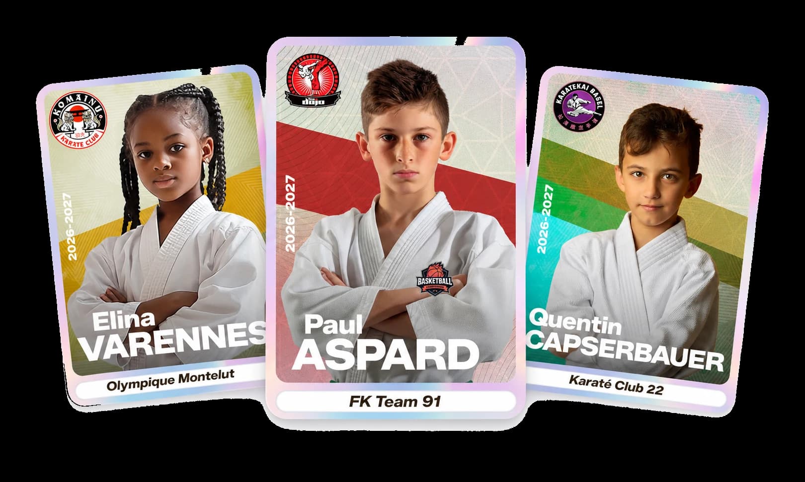 Exemples de cartes personnalisées Qomuneo